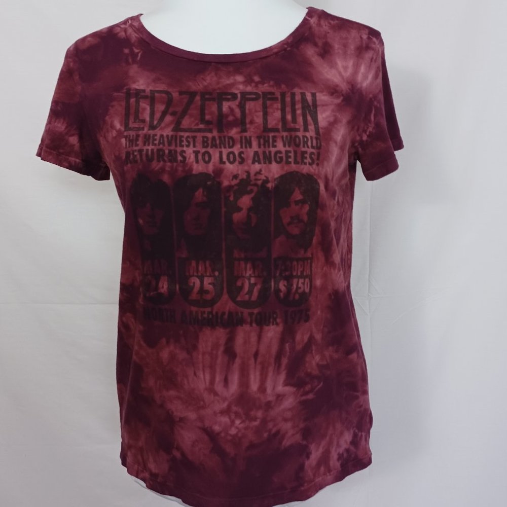 Led Zepplin Womens Tye-Dyed T-shirt